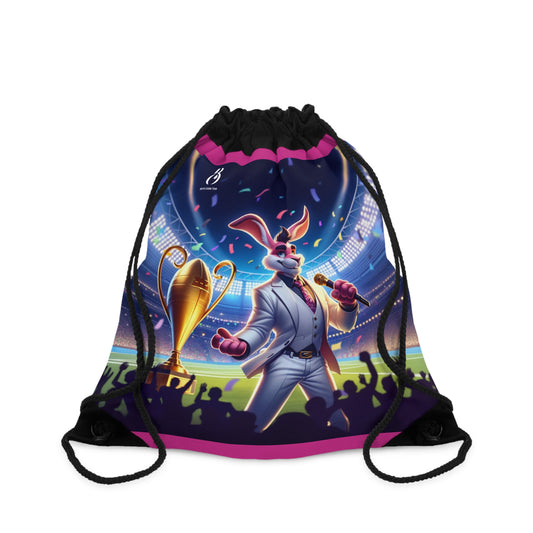 Super Bowl Bunny Vibes Drawstring Bag
