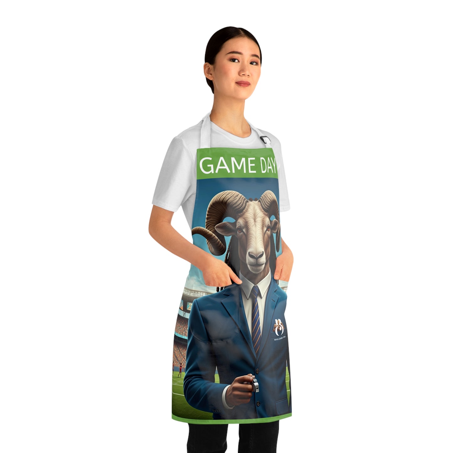 Coach Goat Game Day Apron