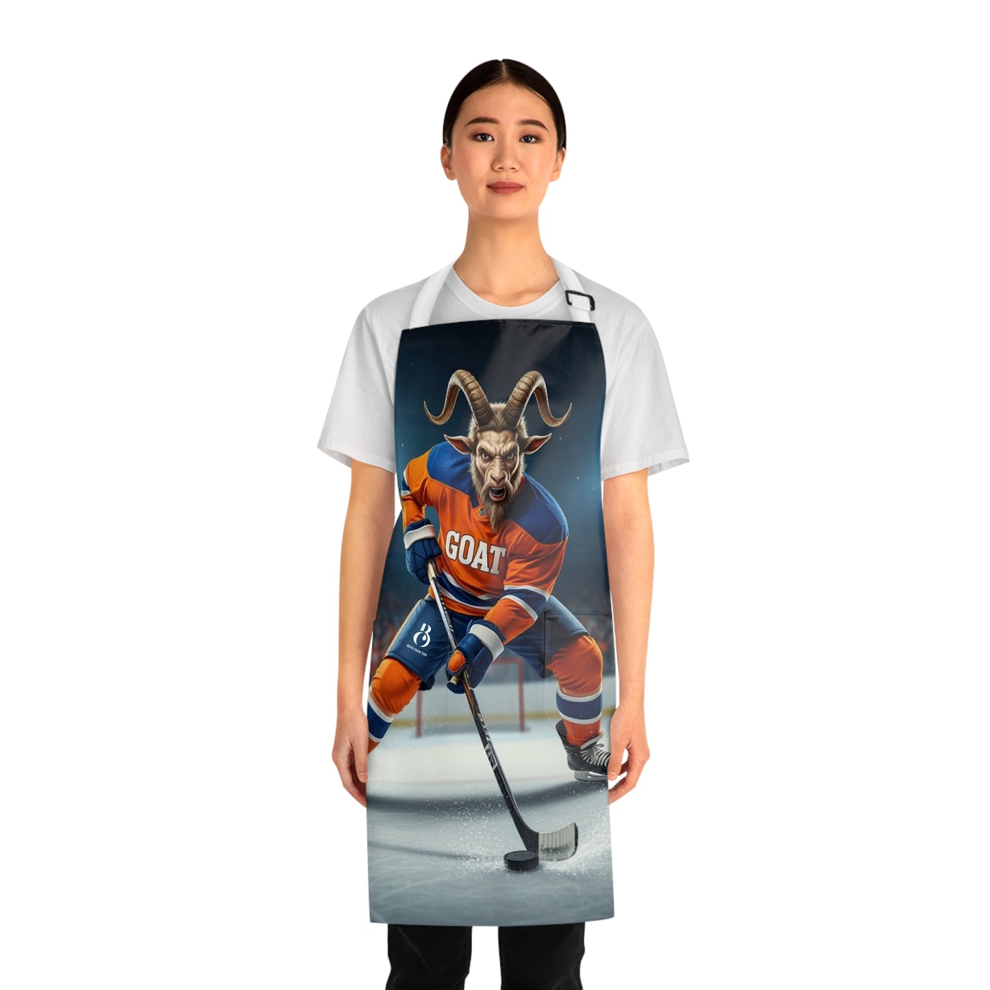 Hockey Goat Player Ice Rink Apron