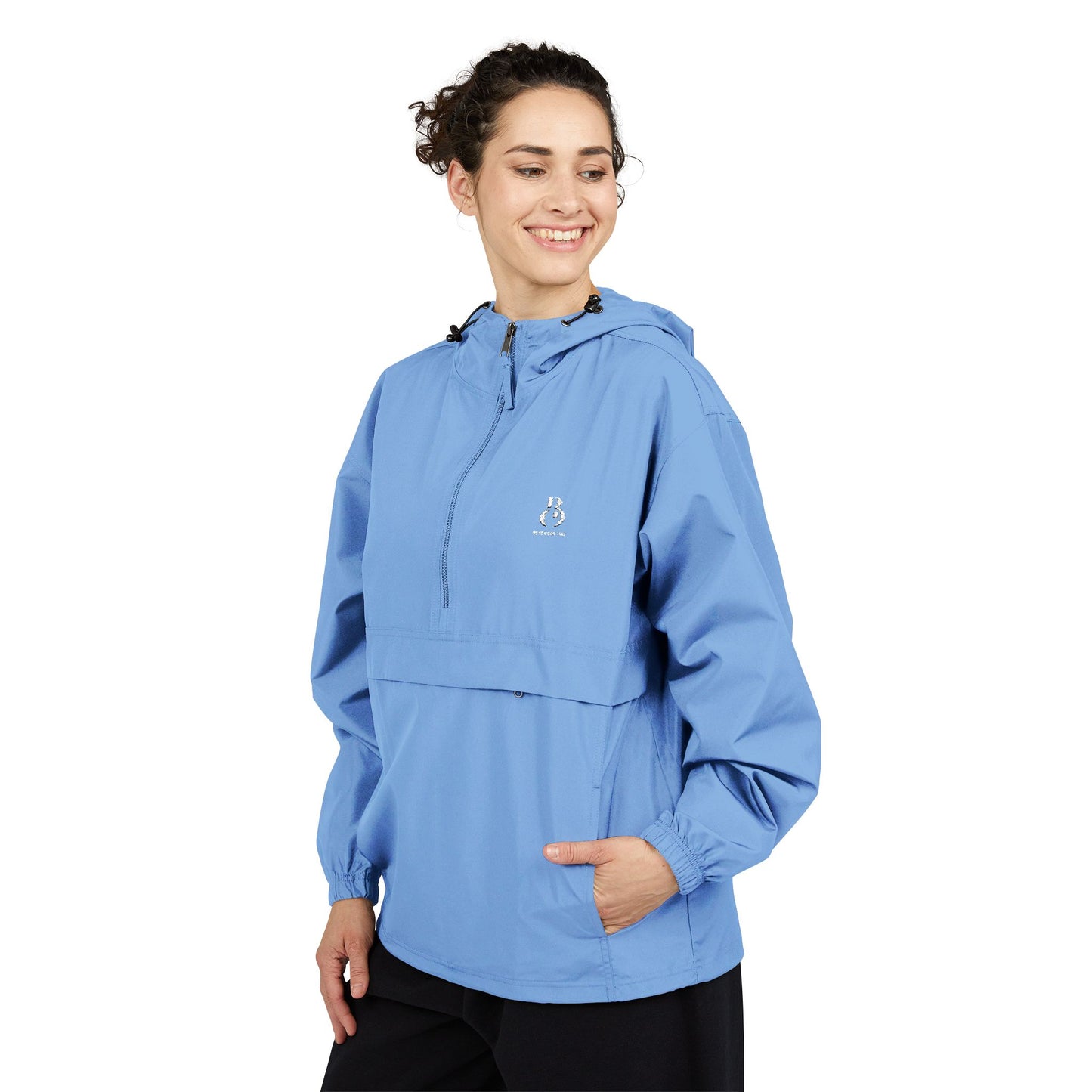 Waterproof, Hooded, Pullover Jacket — Champion Lightweight Windbreaker