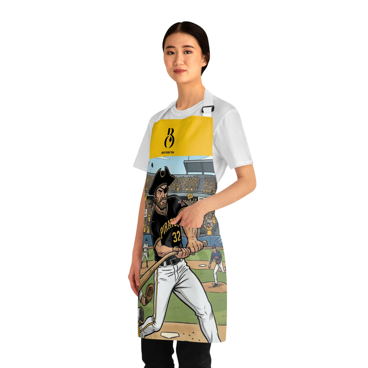 Baseball Pirates Batter at the Plate Apron
