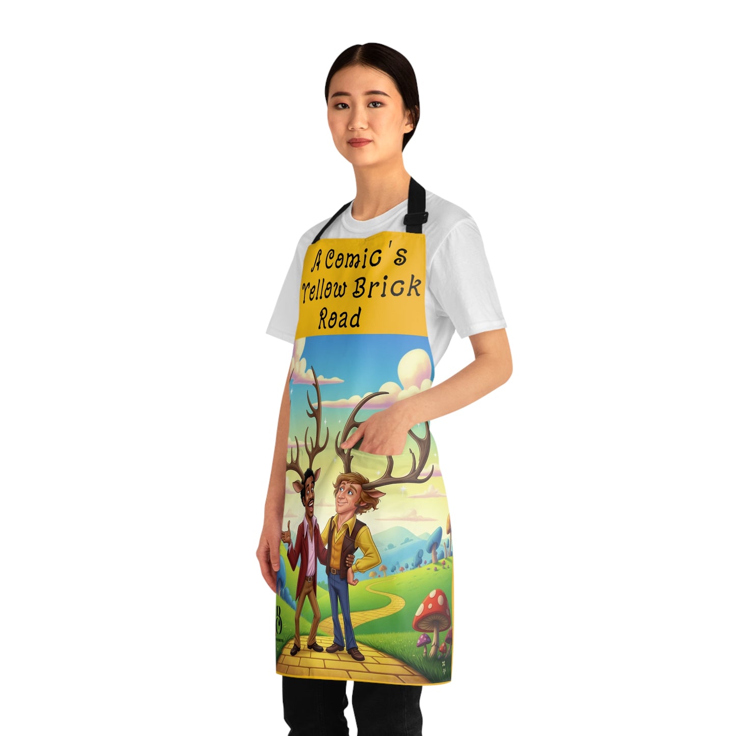 'A Comic's Yellow Brick Road' Comedy Goats Apron