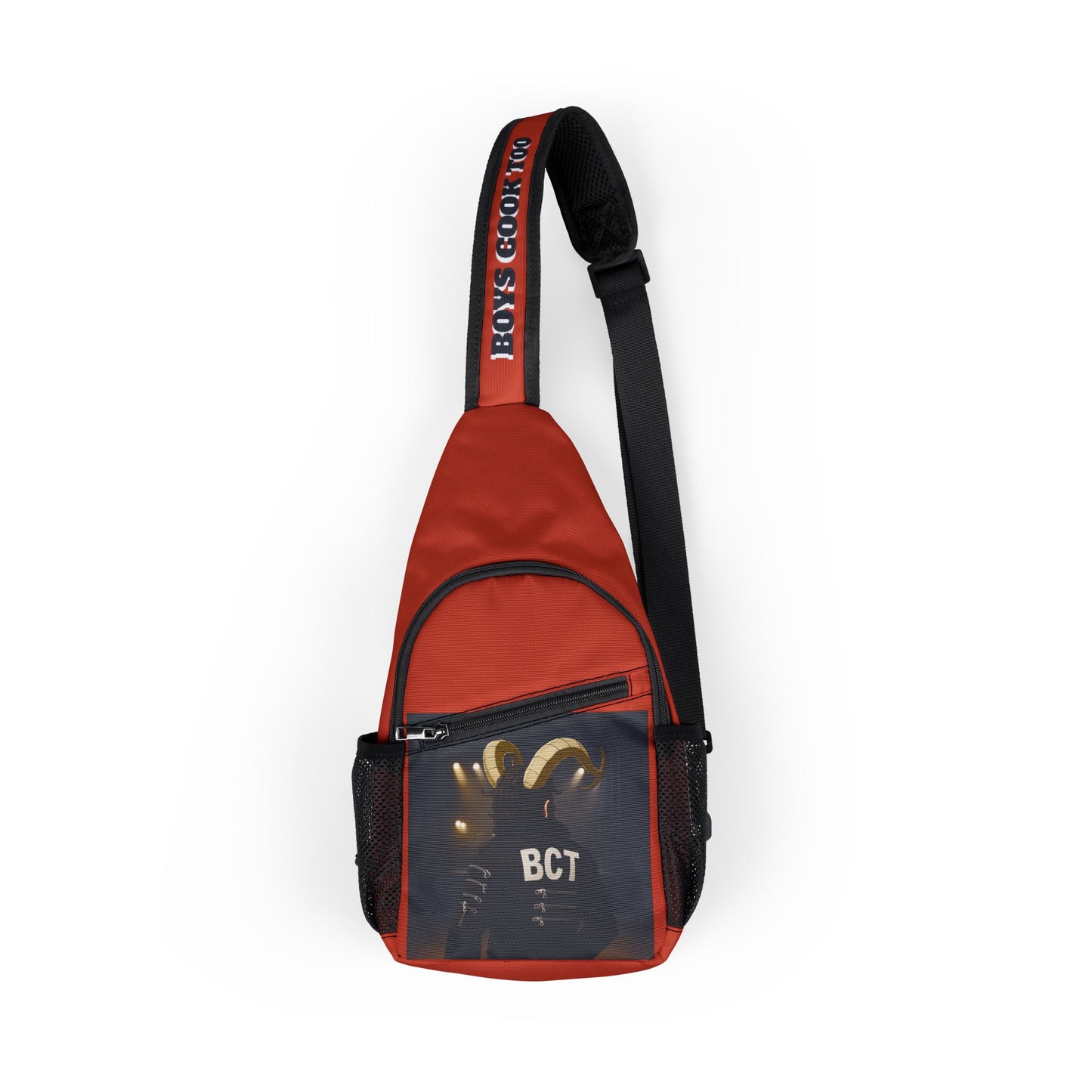 Goat Head Lights Crossbody Firm Nylon Bag