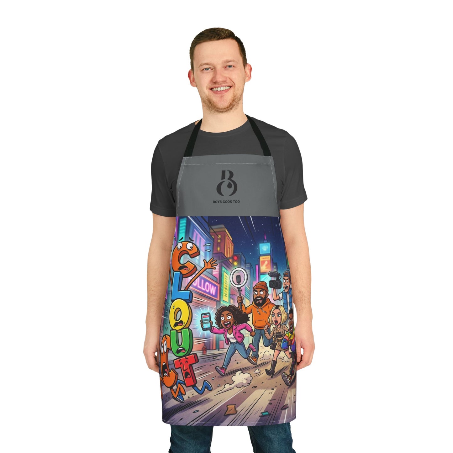 Clout Chasing Colorful Art Kitchen Apron