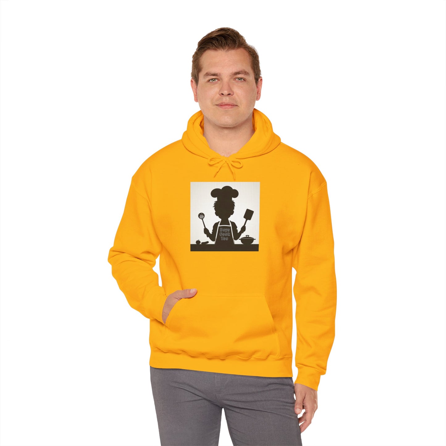 Chef Silhouette Hooded Sweatshirts - Top Pick in Select Colors