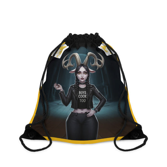 Boys Cook Too Gothic Drawstring Bag