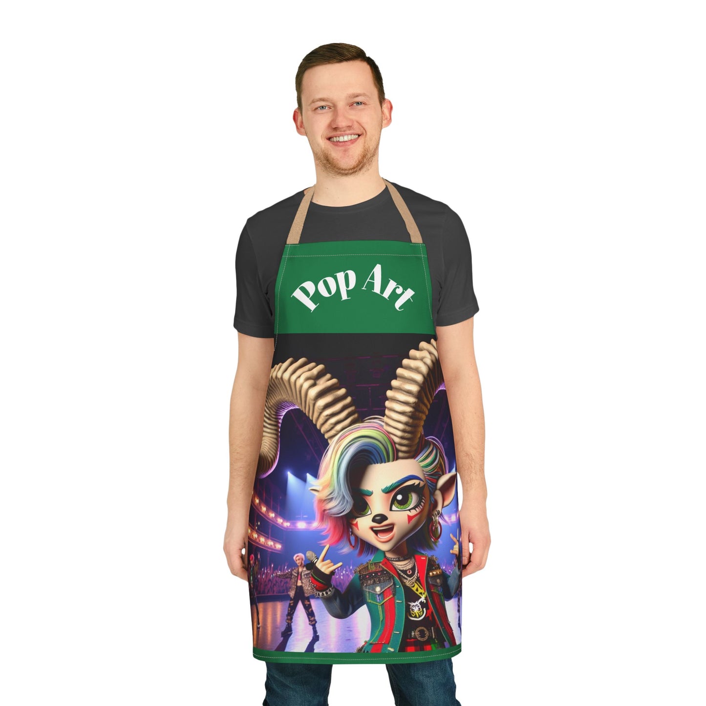 Gen Zers Pop Art GOAT Apron