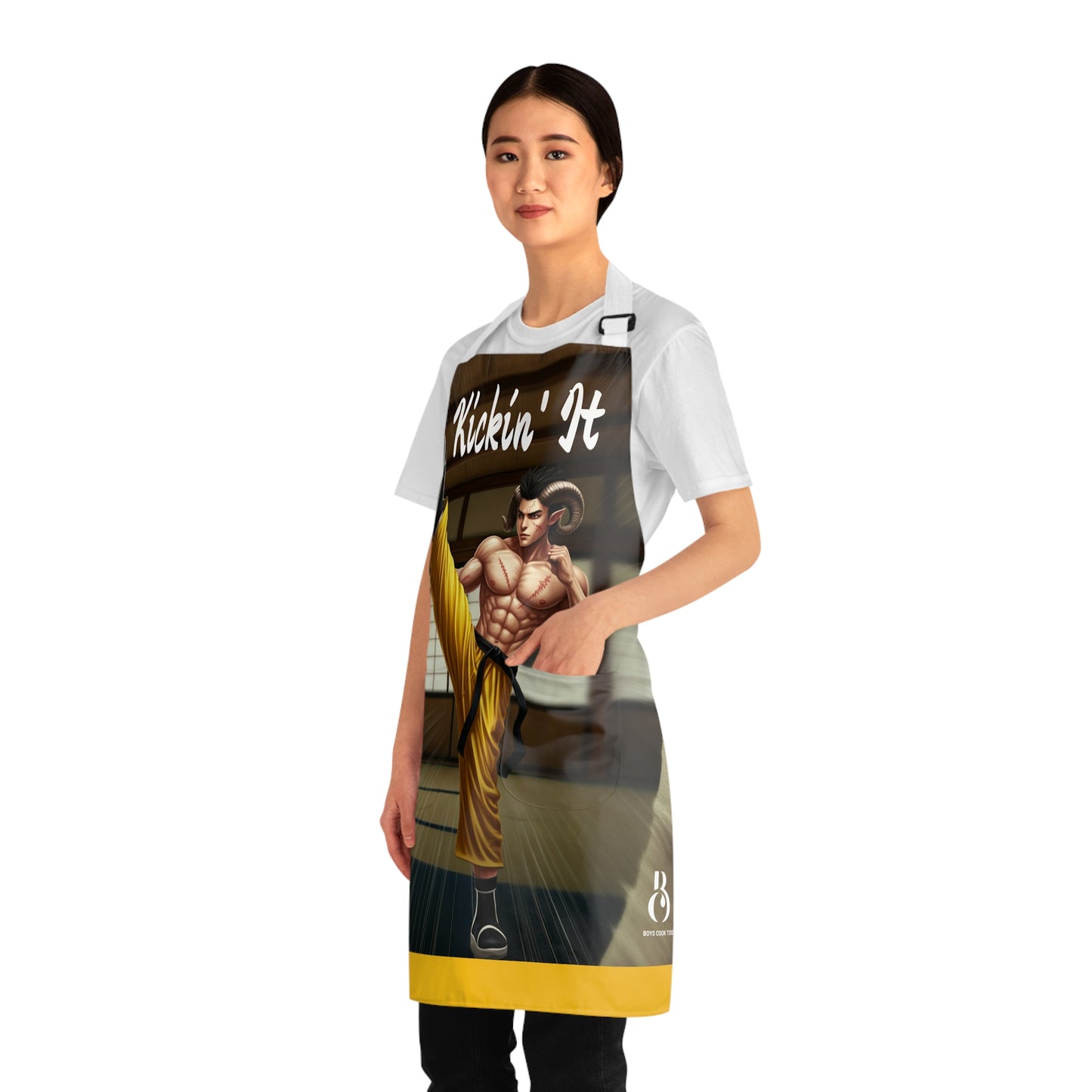Kickin' It Martial Arts Goat Apron