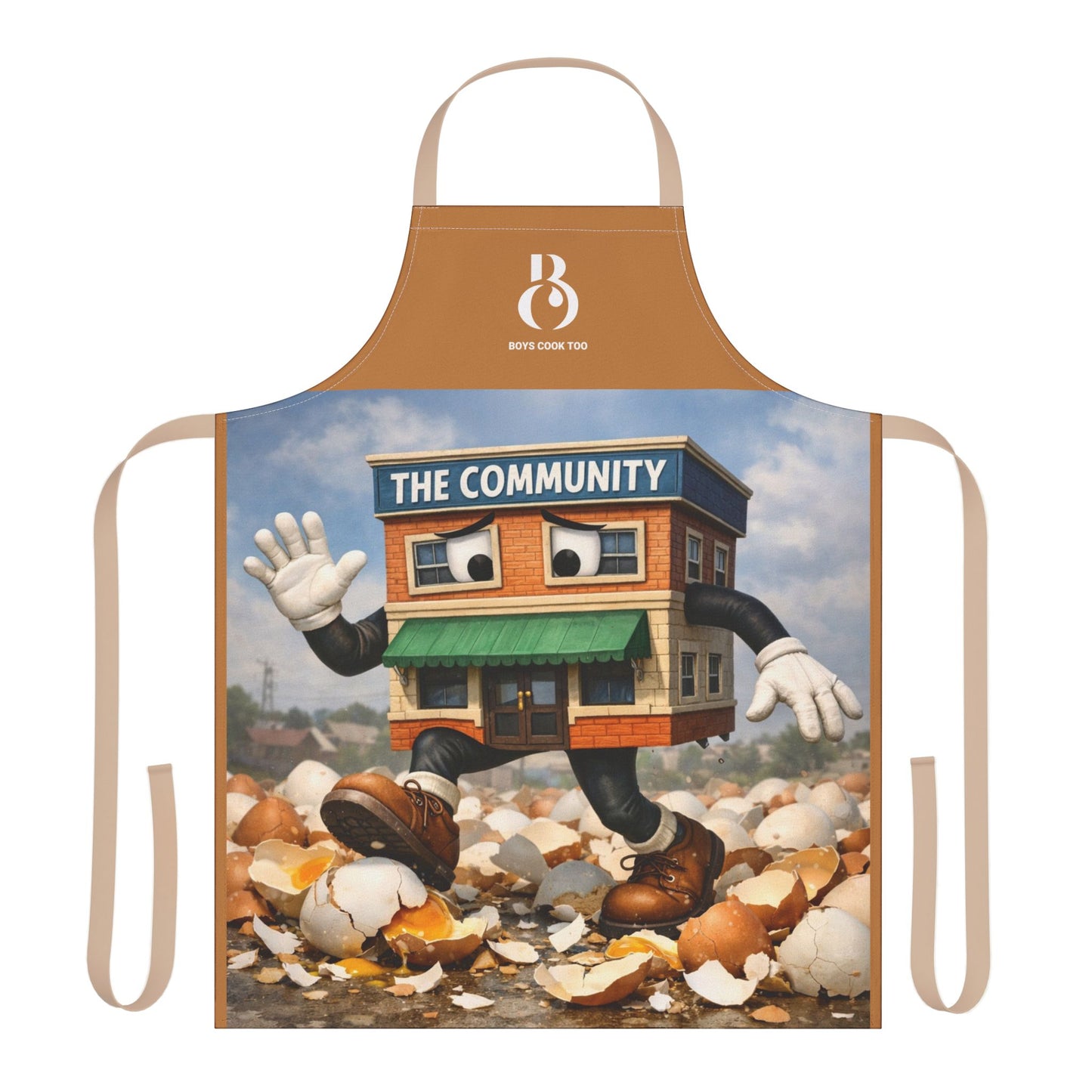 Walking On Eggshells Quirky Chef Gift Apron