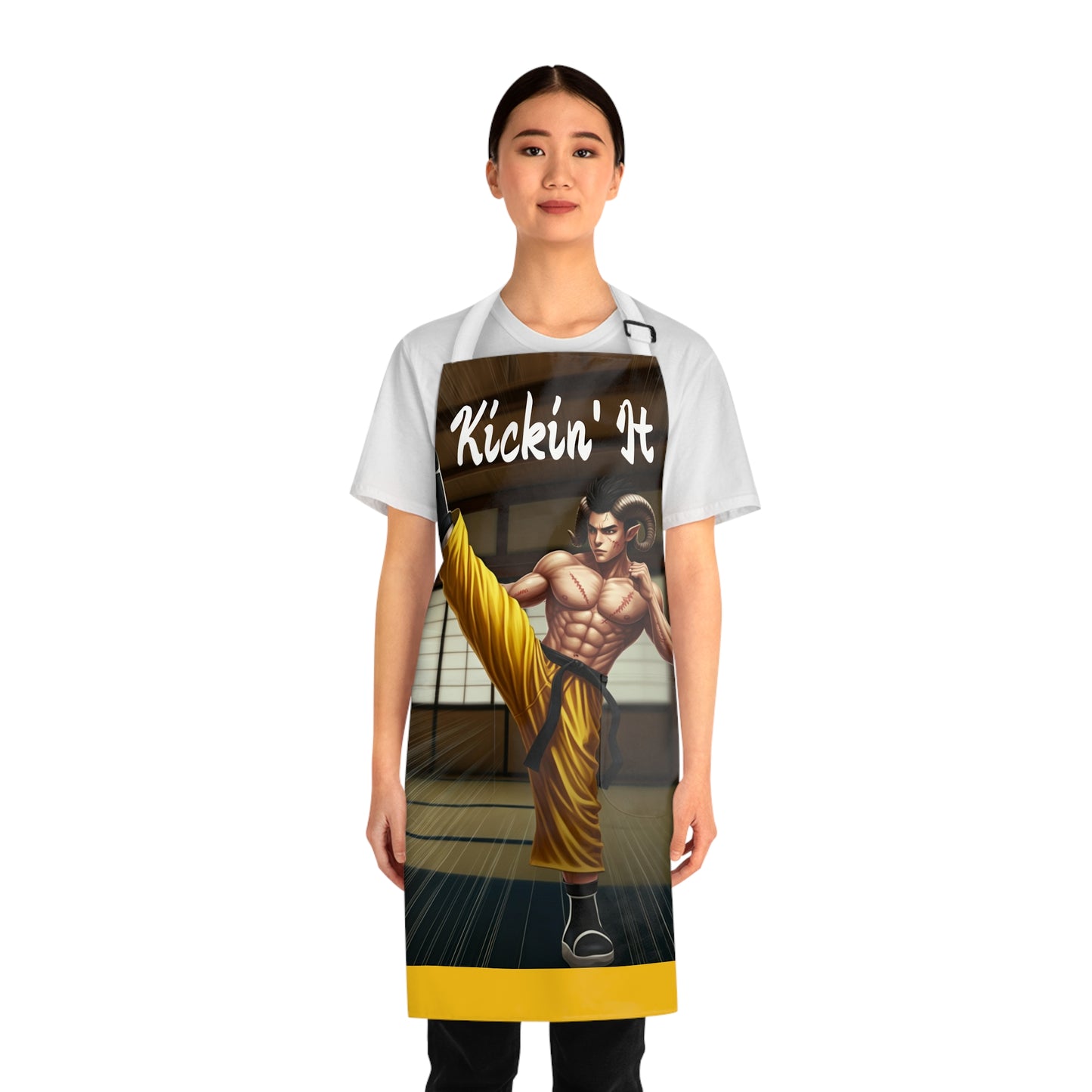 Kickin' It Martial Arts Goat Apron