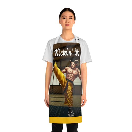 Kickin' It Martial Arts Goat Apron