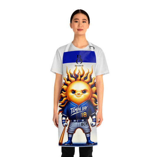 Tampa Bay Sun Cute Baseball Chef Apron