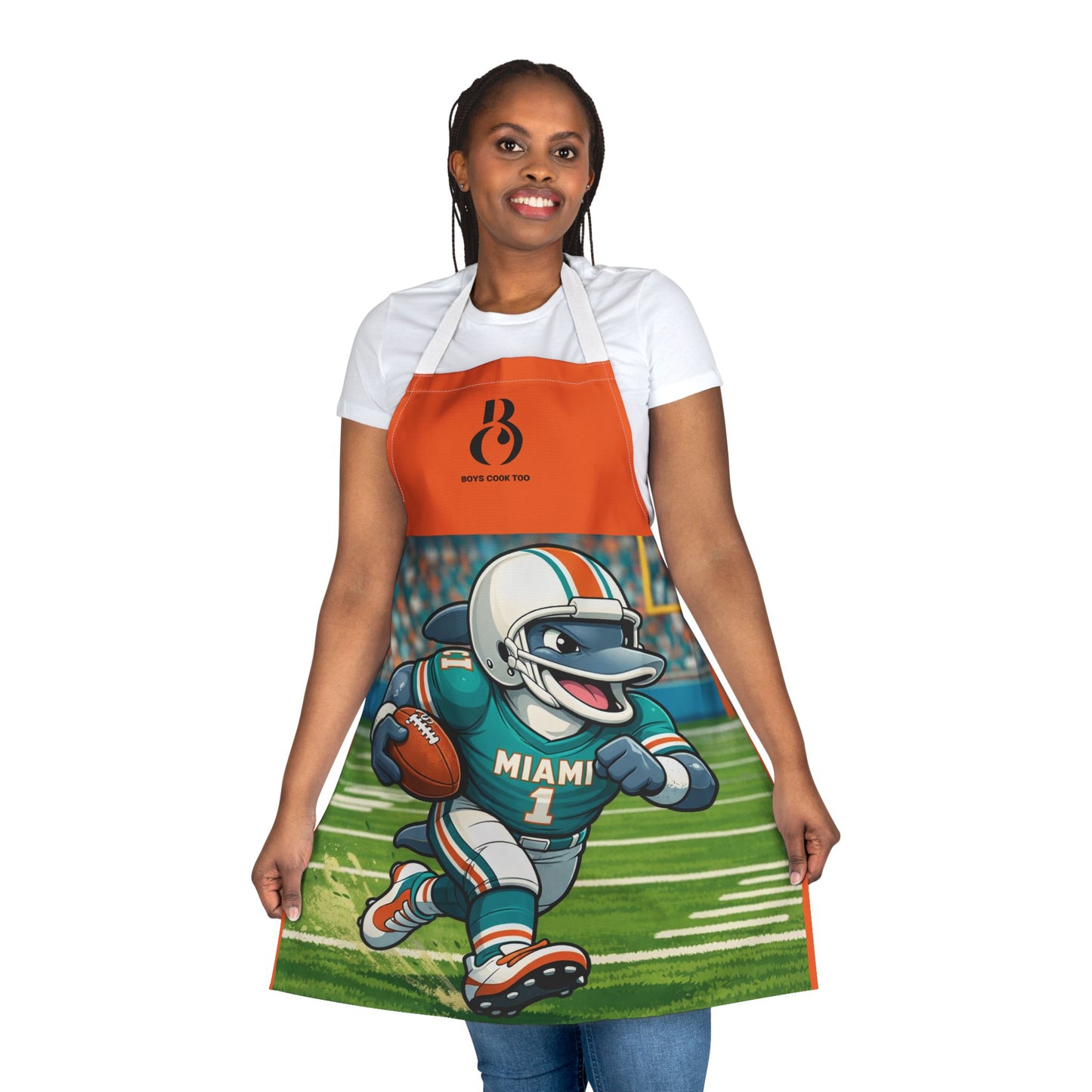 Miami Football Dolphin — Grill BBQ Chef Apron