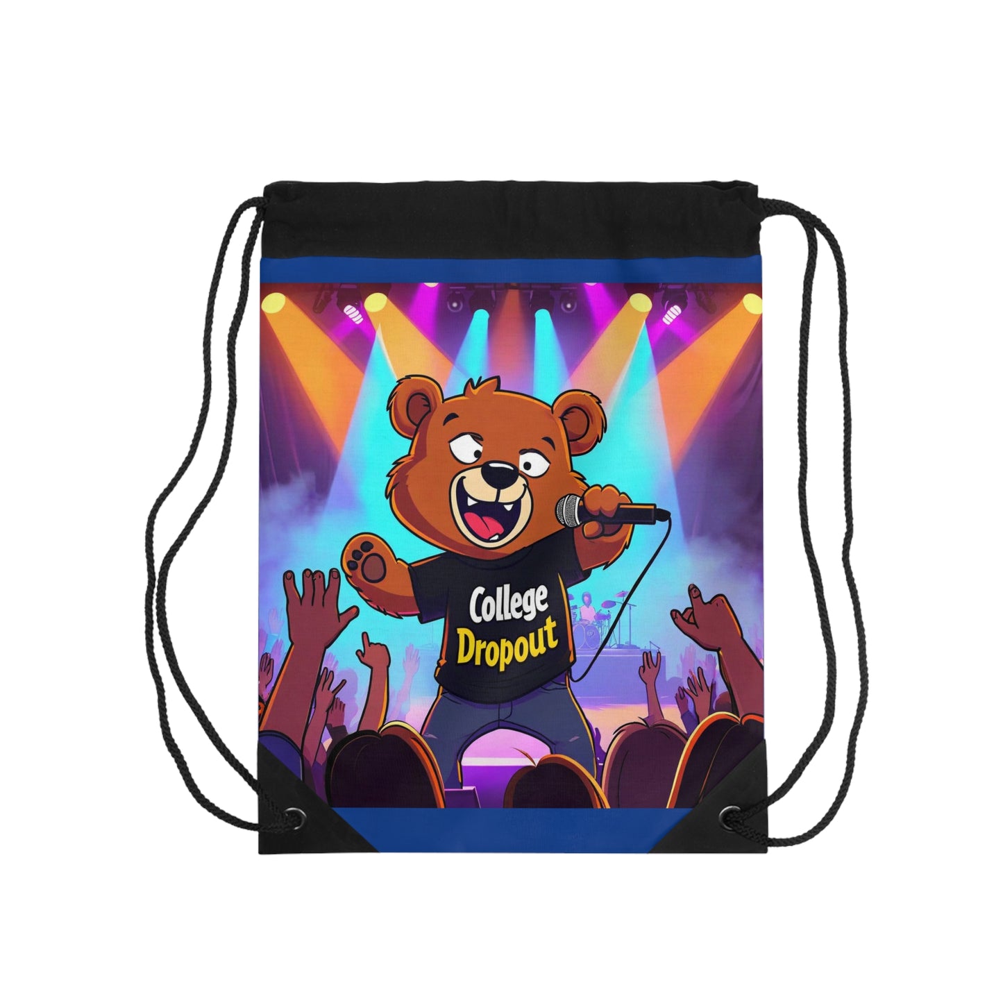 Music Producer Shrug Extremely Drawstring Bag