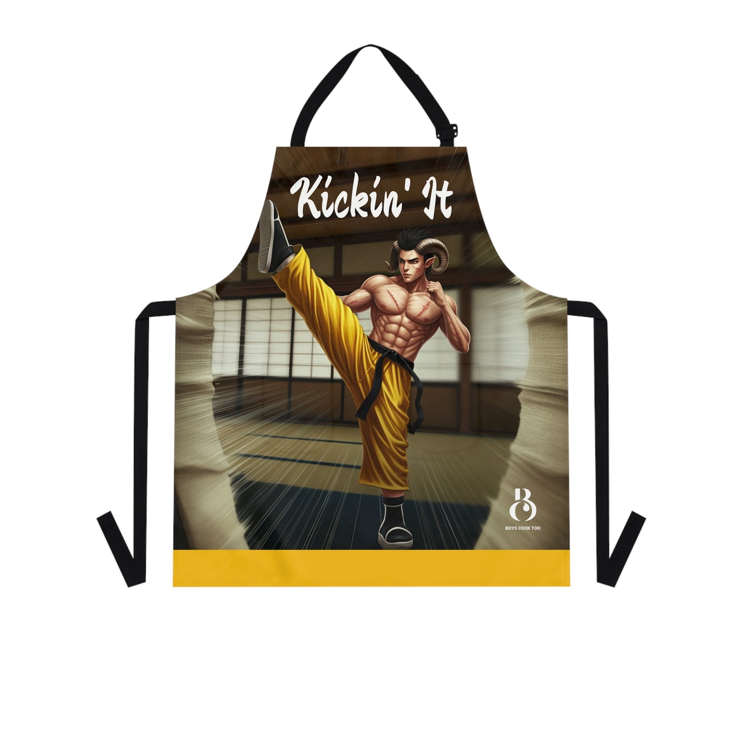 Kickin' It Martial Arts Goat Apron