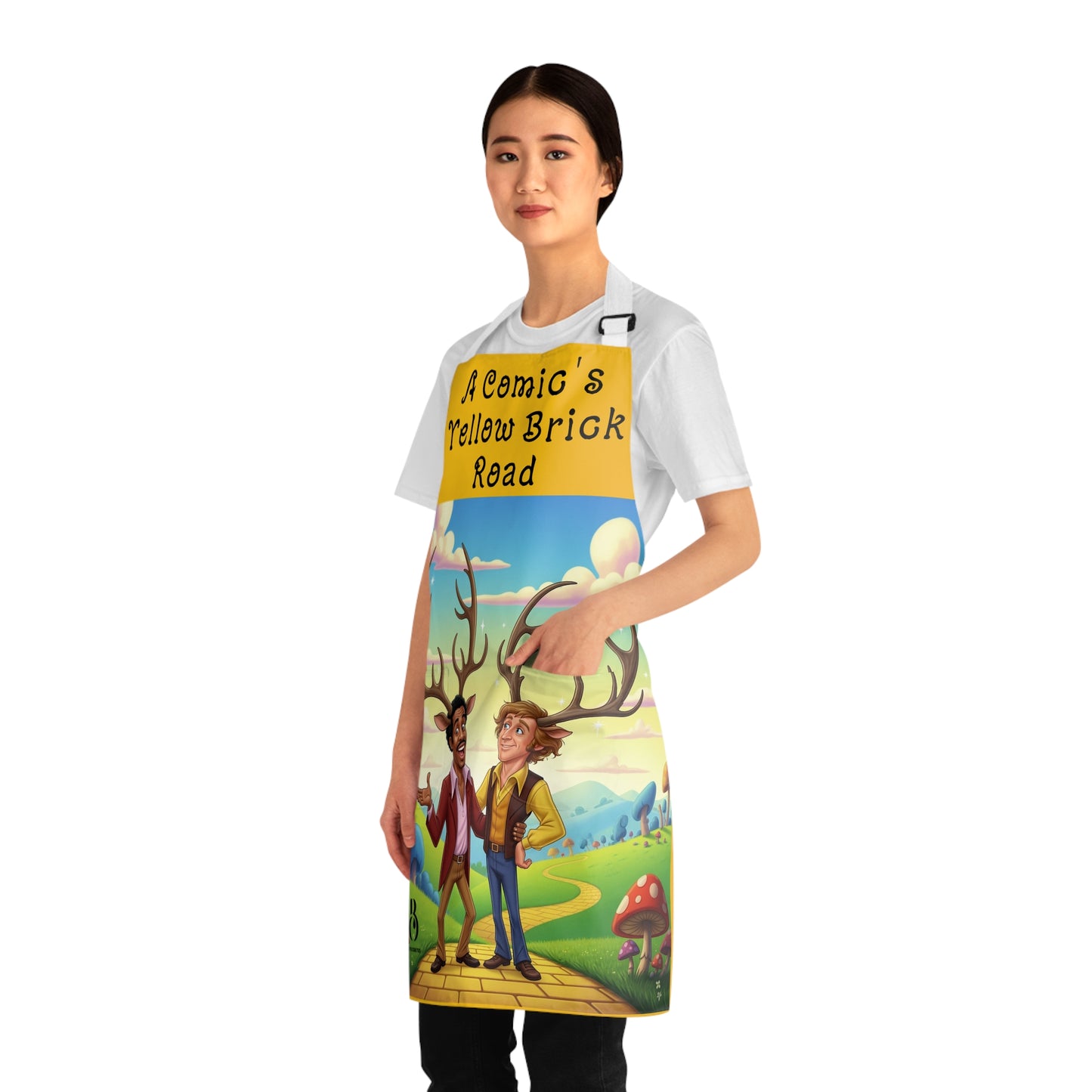'A Comic's Yellow Brick Road' Comedy Goats Apron