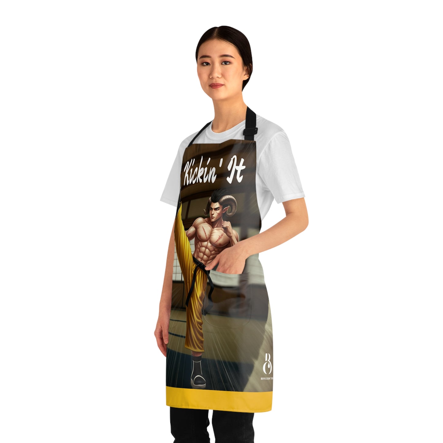 Kickin' It Martial Arts Goat Apron
