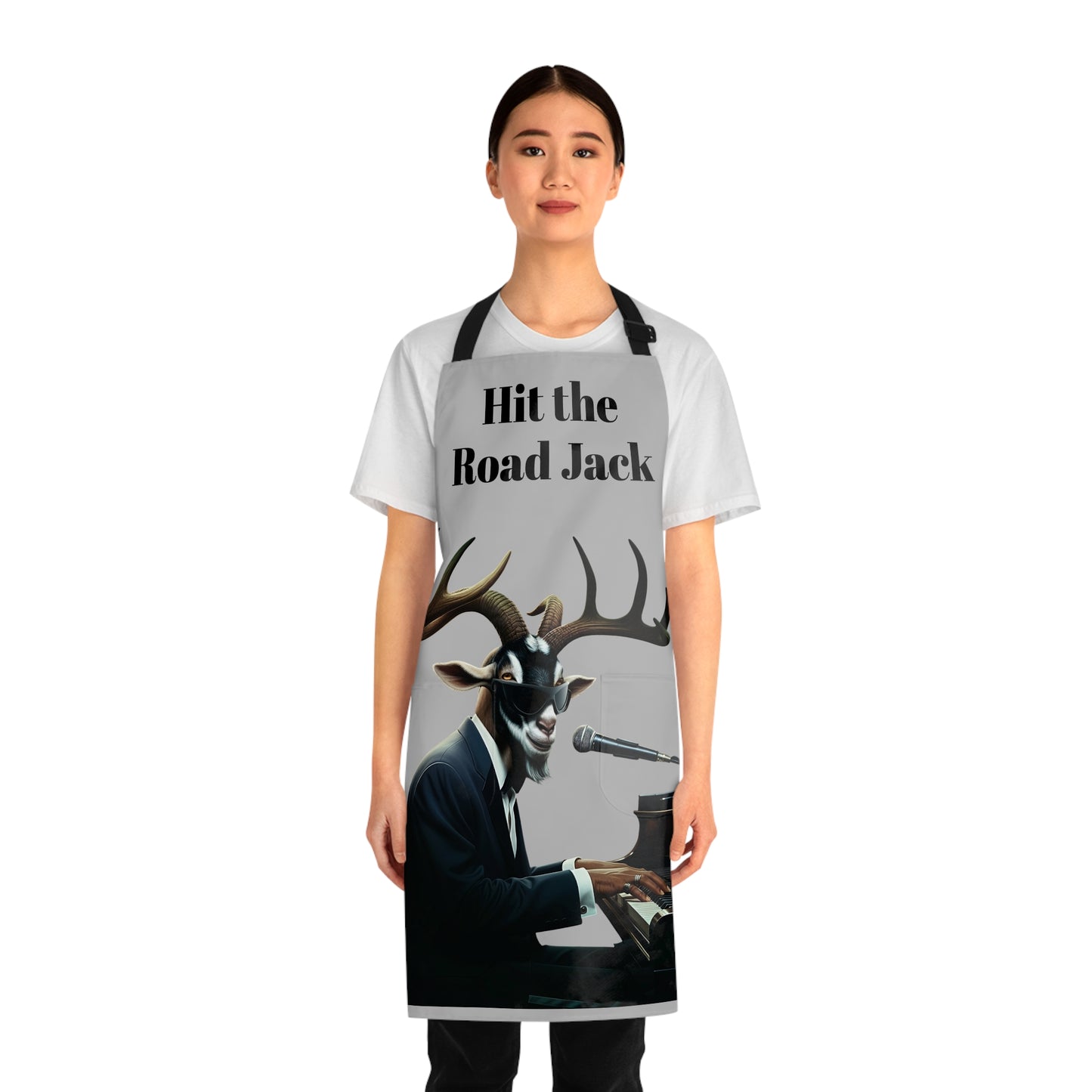 'Hit the Road Jack' Piano-Playing Goat Apron