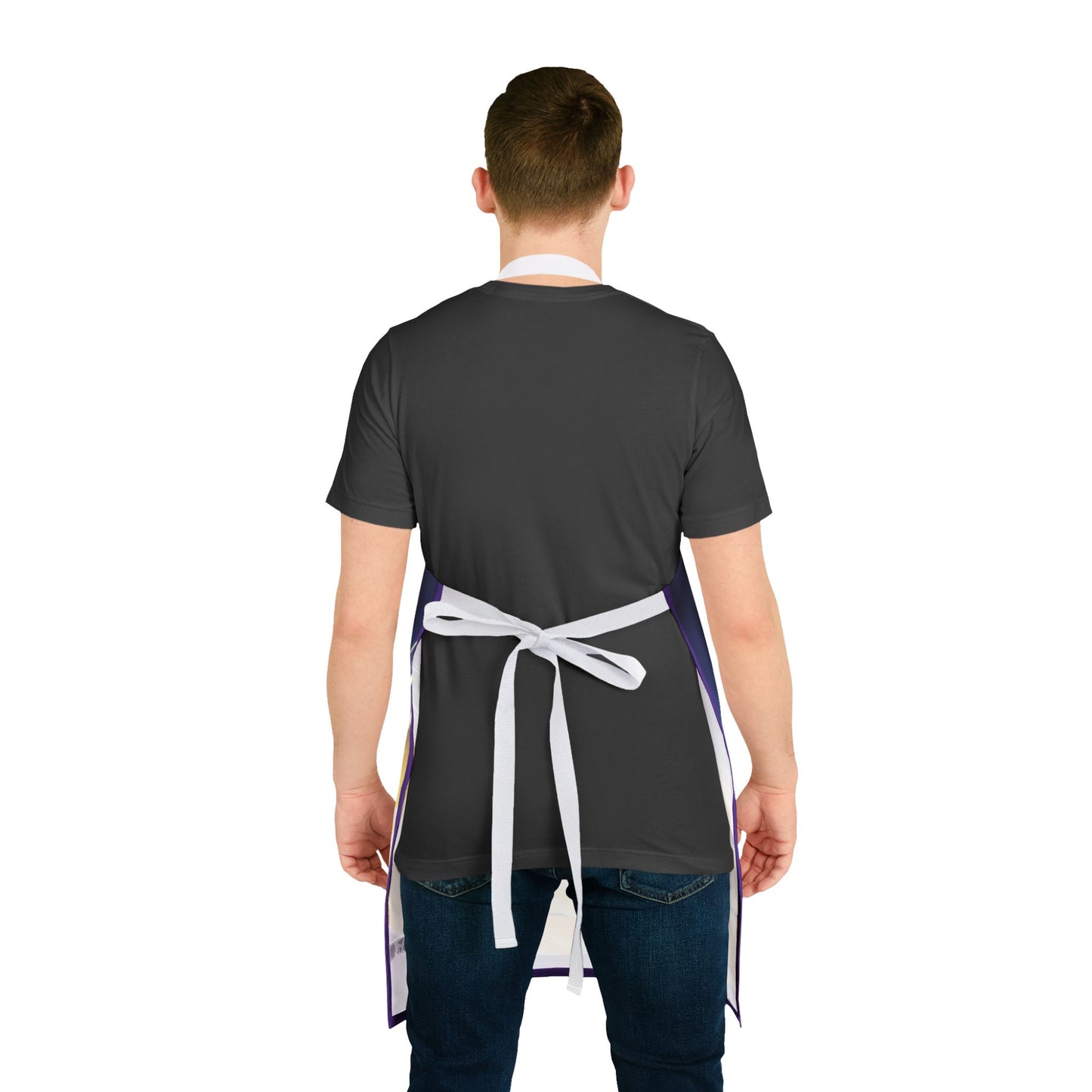 Purple & Gold Basketball Goat Apron