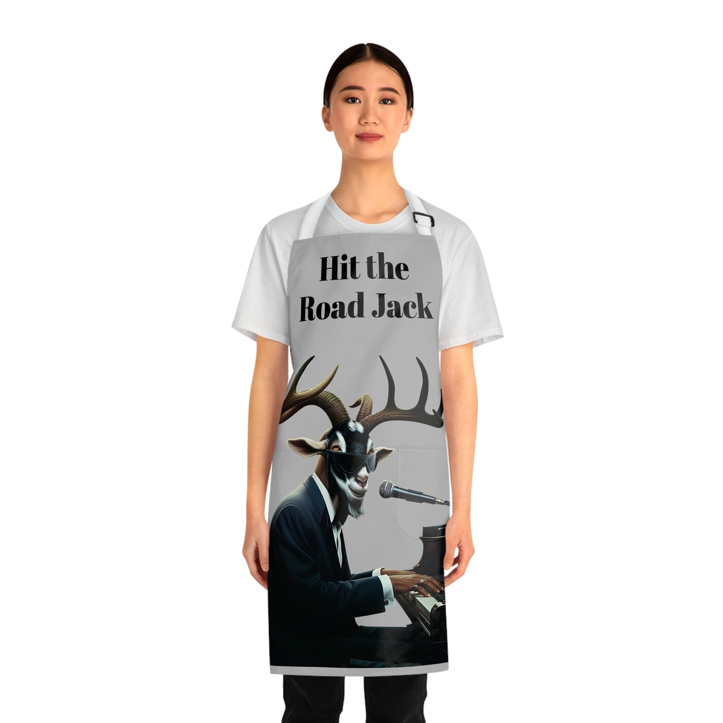 'Hit the Road Jack' Piano-Playing Goat Apron
