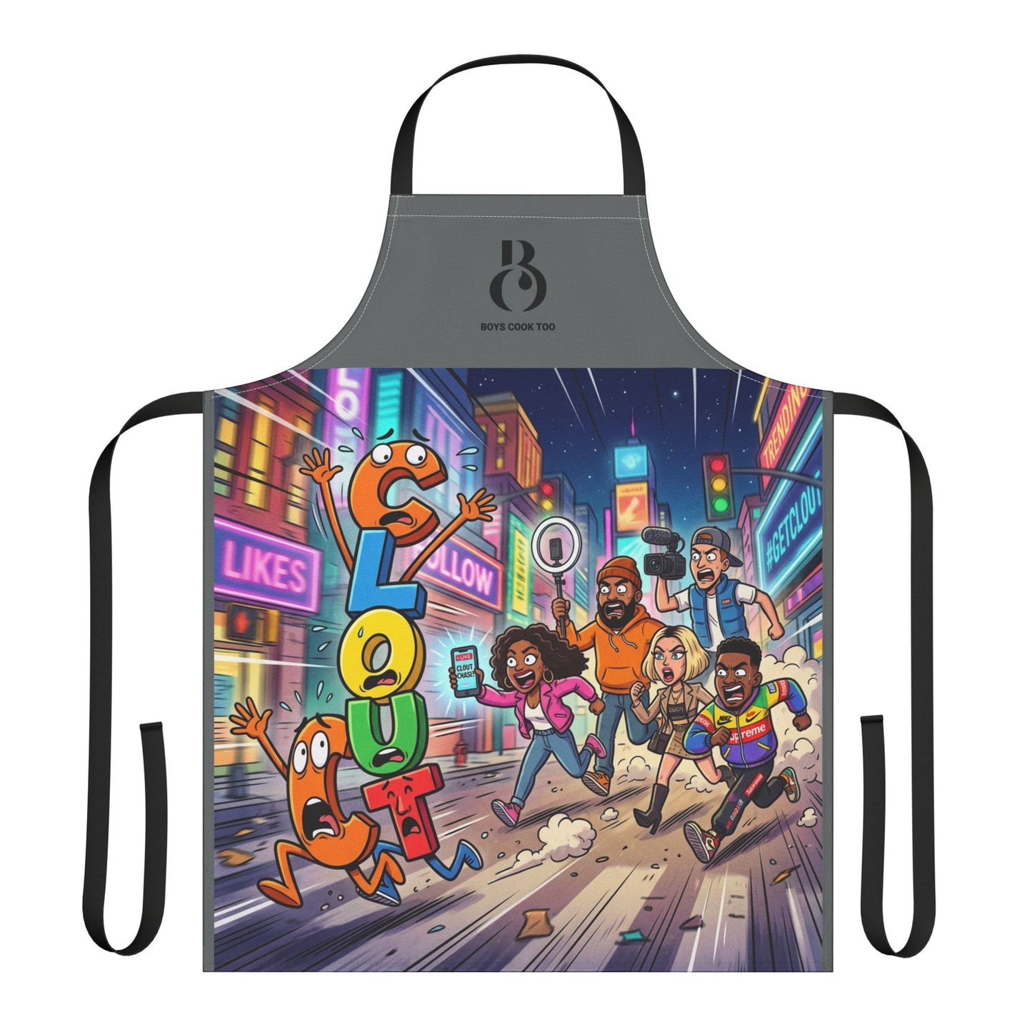 Clout Chasing Colorful Art Kitchen Apron