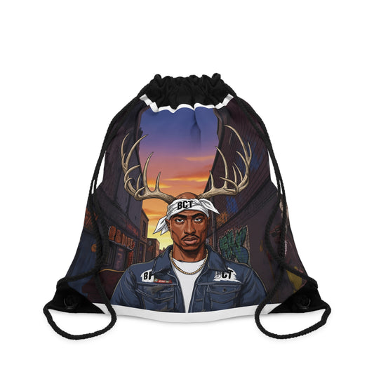 'Change The World' Heavy Duty Drawstring Bag