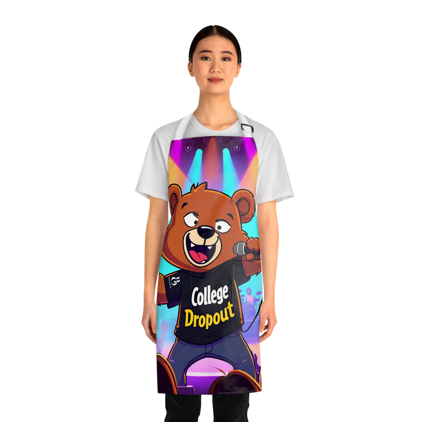 "College Dropout" Music Lovers & Grads Apron