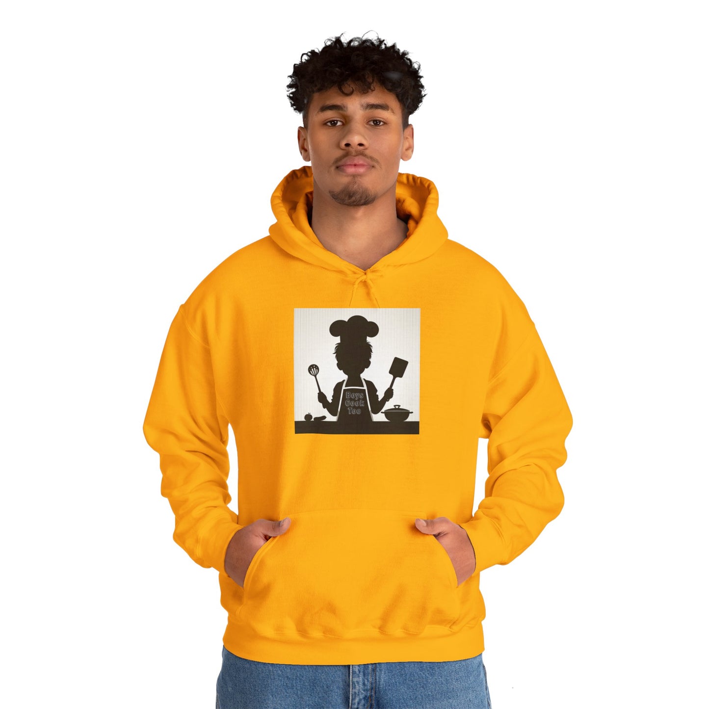 Chef Silhouette Hooded Sweatshirts - Top Pick in Select Colors