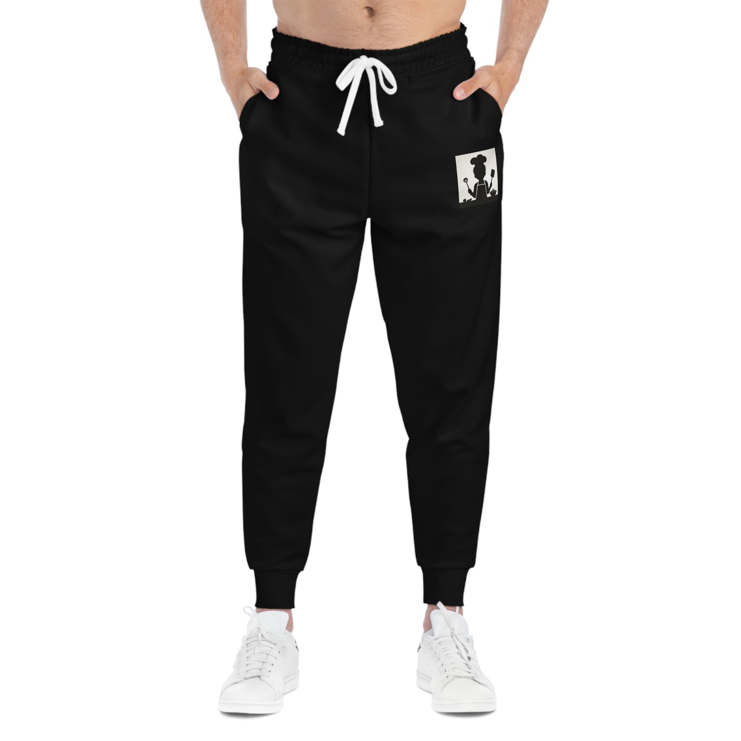 Athletic Joggers, Black