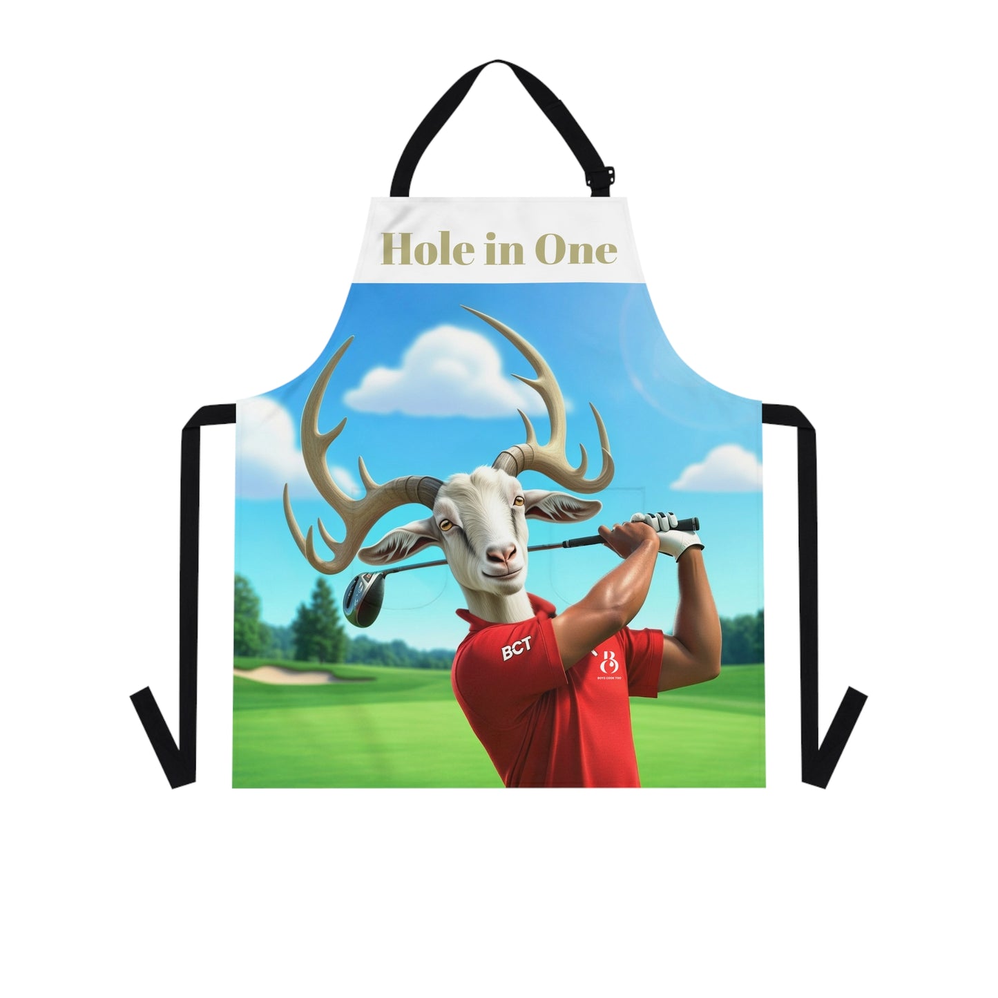 Hole in One Golf Goat Apron