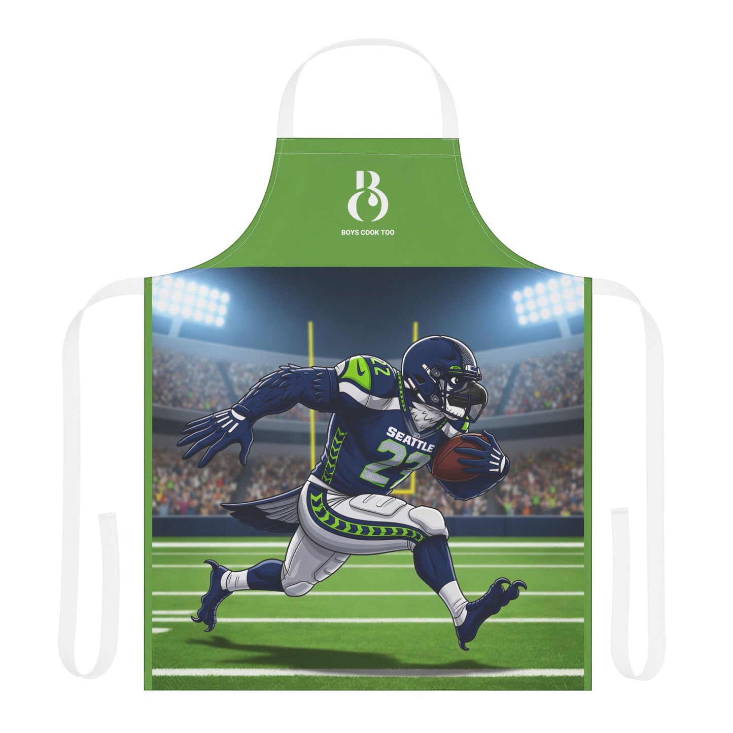 Seattle Football Seahawks Running Back Cooking Apron