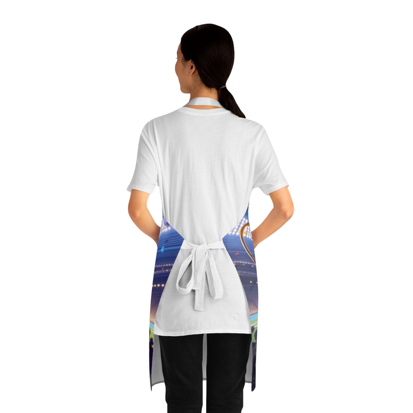 Bunny Superbowl Championship Stadium Trophy Apron
