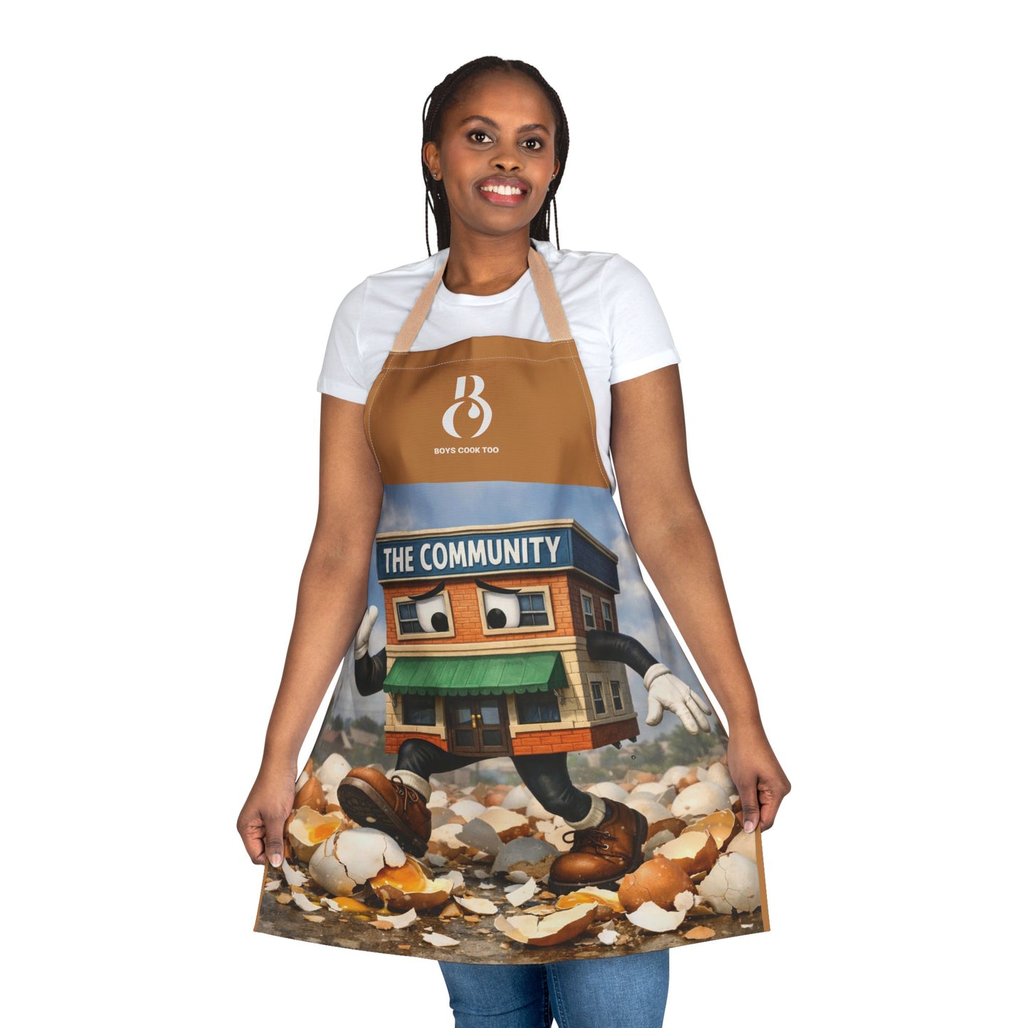 Walking On Eggshells Quirky Chef Gift Apron