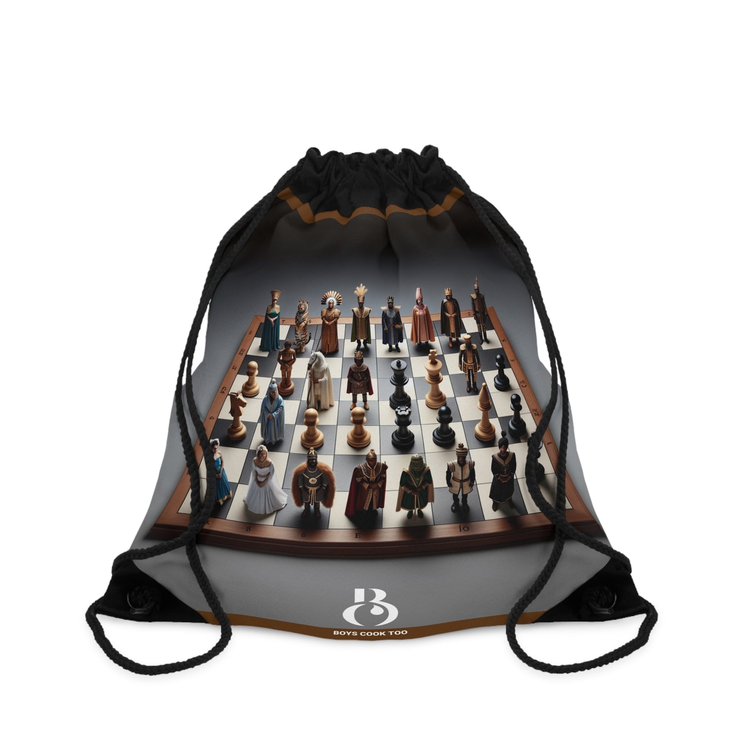 Chess is Real Life Drawstring Bag