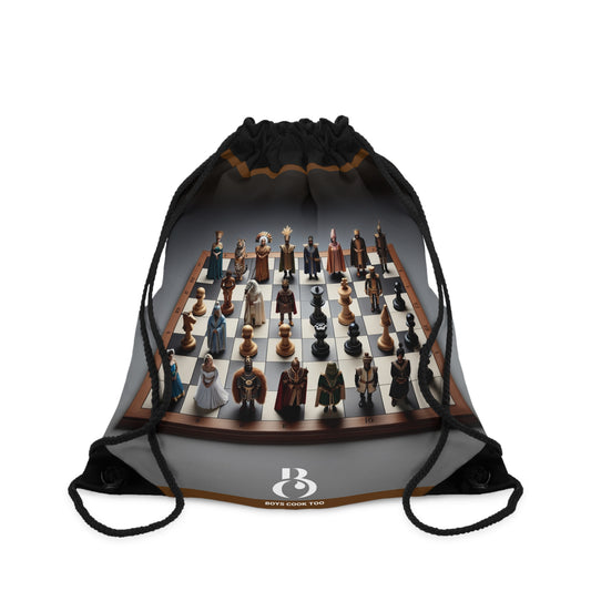 Chess is Real Life Drawstring Bag