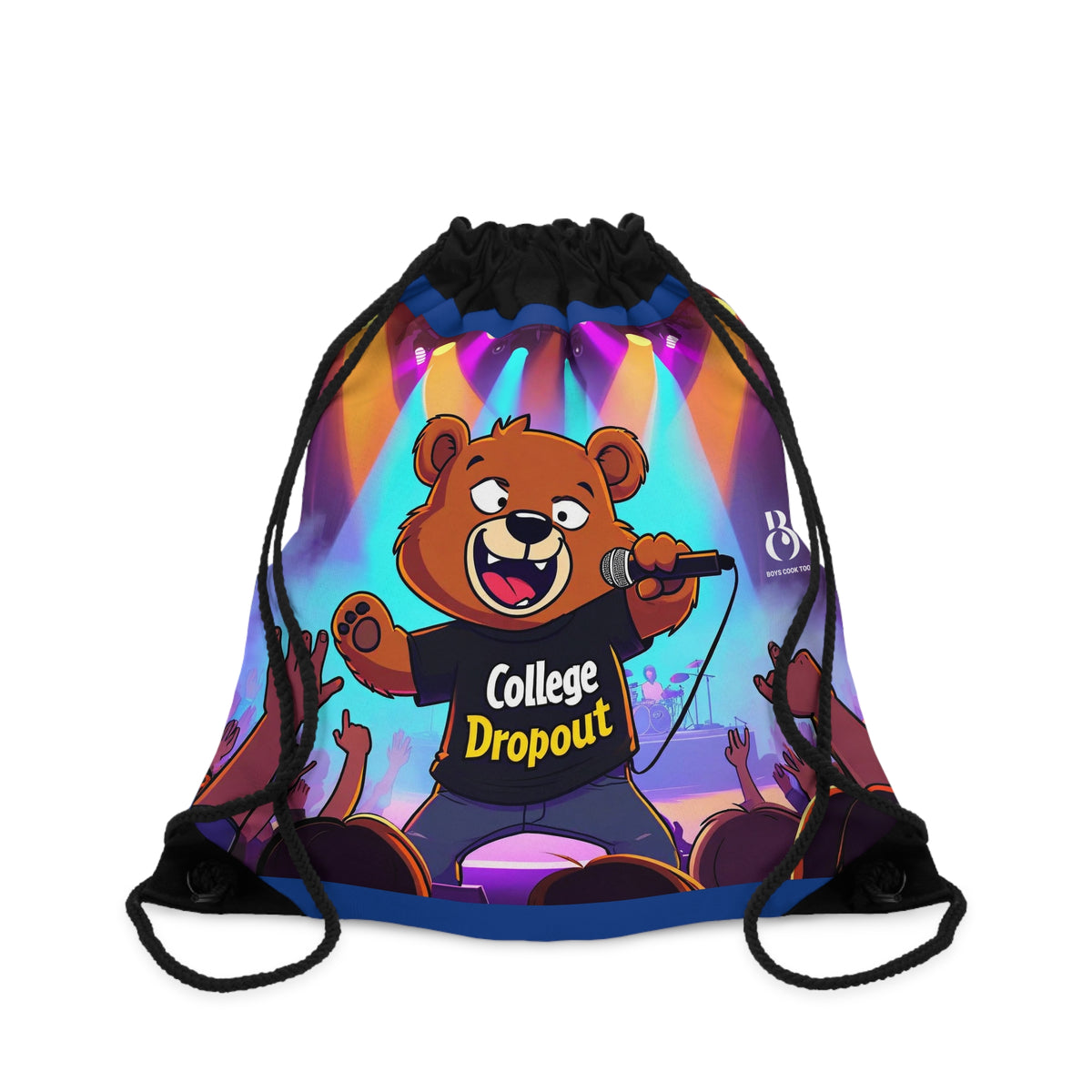Music Producer Shrug Extremely Drawstring Bag