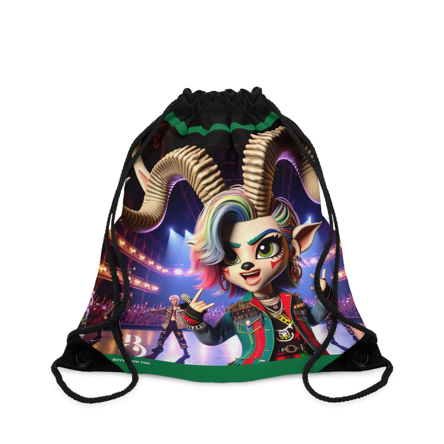 Pop Art Goats Durable Cloth Drawstring Bag