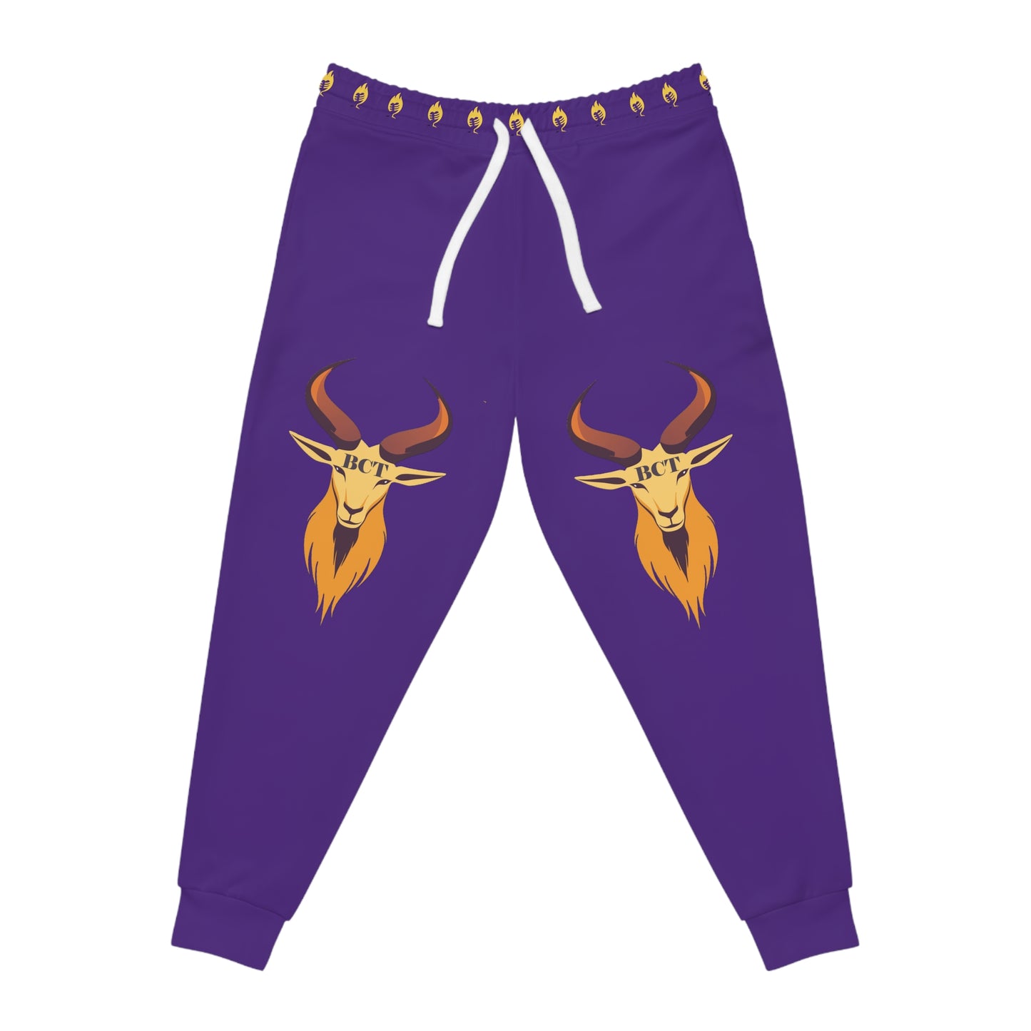 Goat Joggers, Purple & Gold