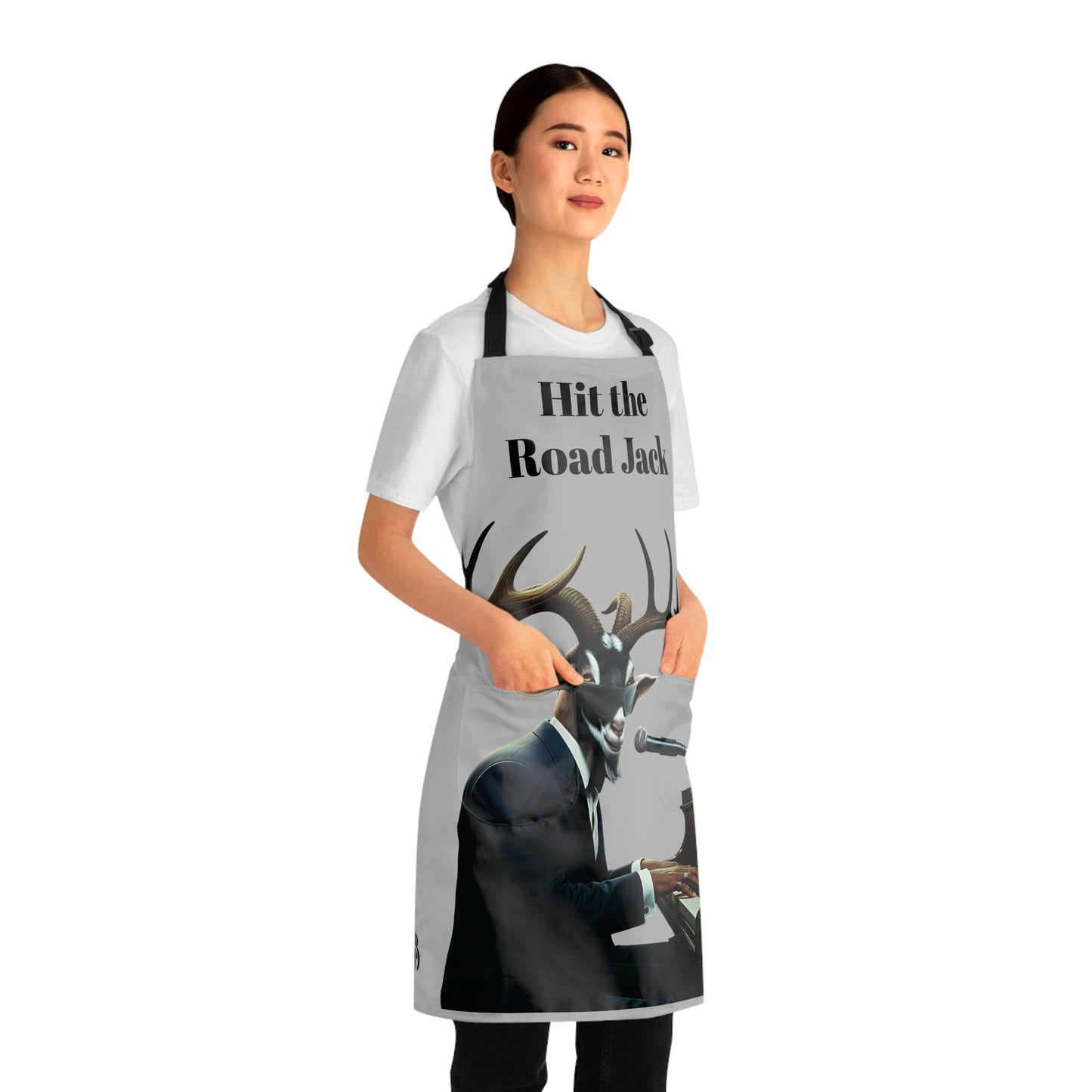 'Hit the Road Jack' Piano-Playing Goat Apron