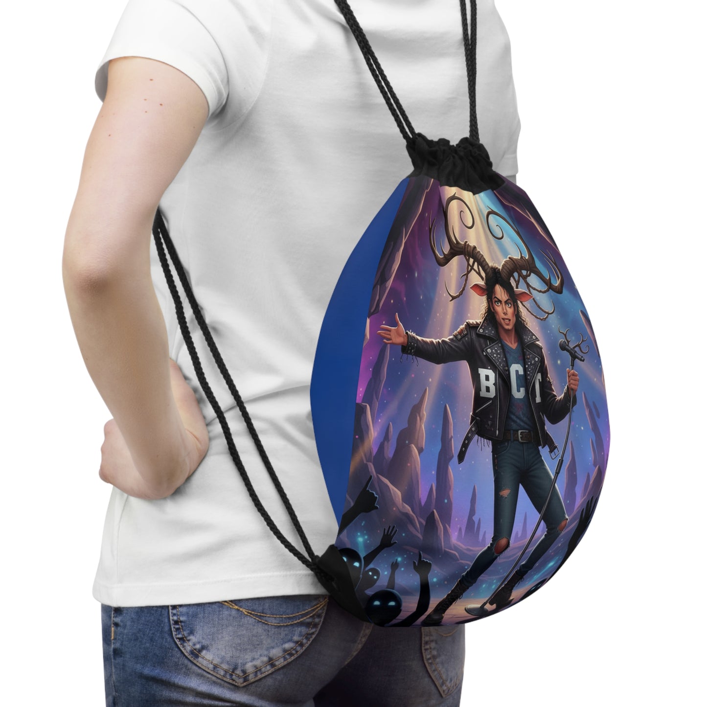 "After 5" Goat Drawstring Bag