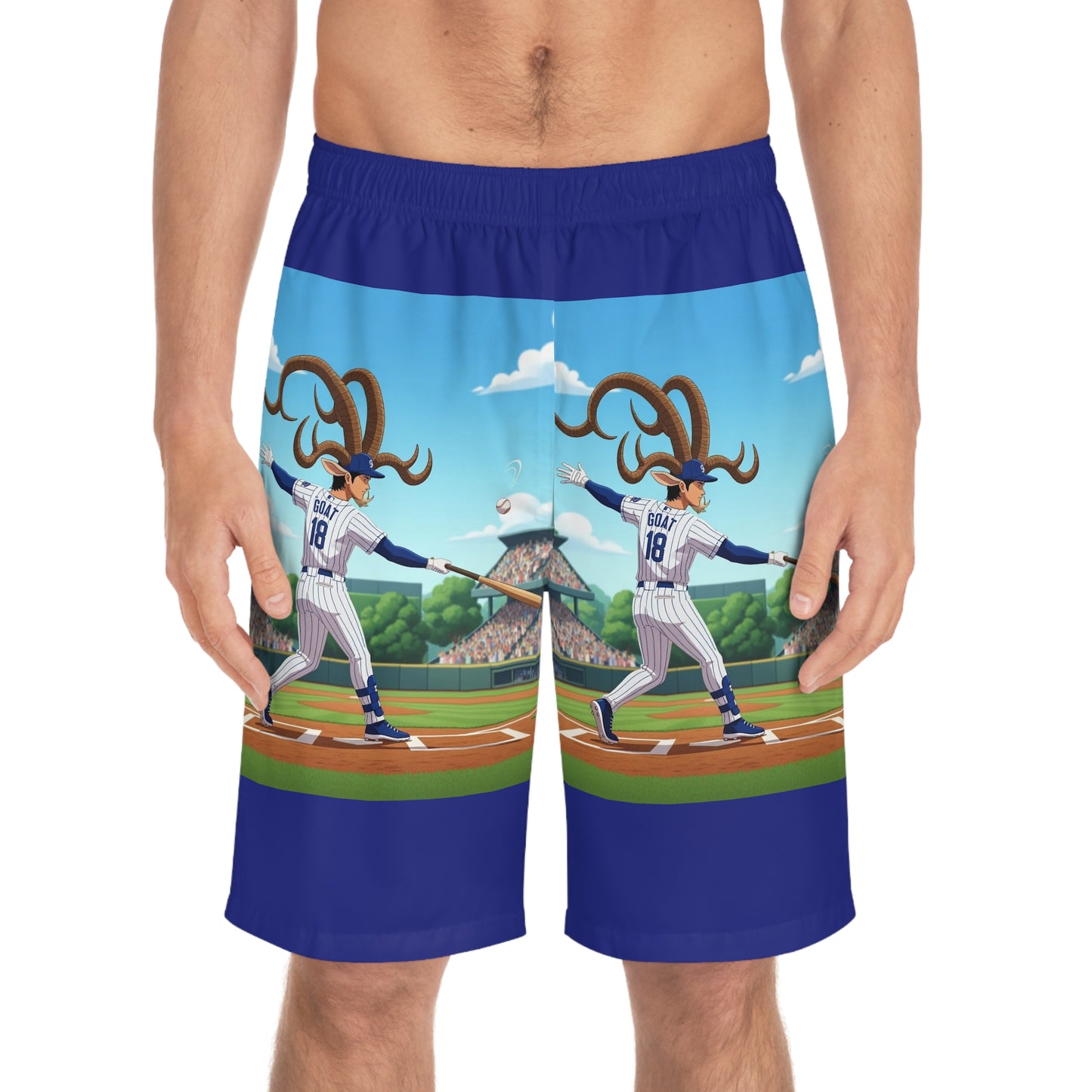 Baseball Goat Athletic Shorts