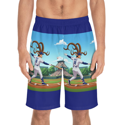 Baseball Goat Athletic Shorts