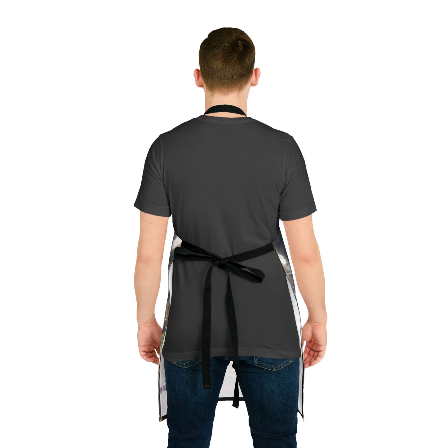 Detroit Roaring Lion Football Apron — Grilling Fan Gear