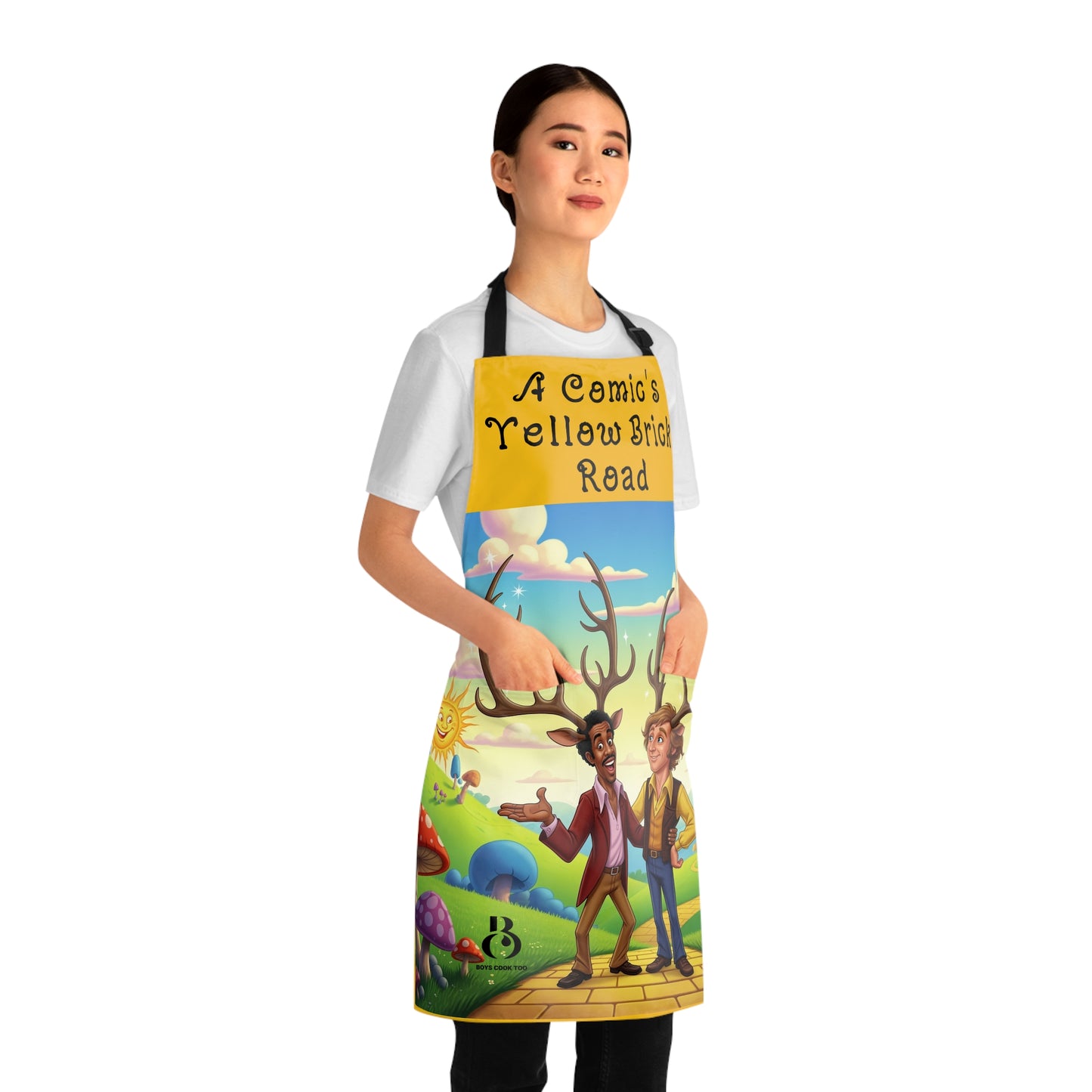 'A Comic's Yellow Brick Road' Comedy Goats Apron