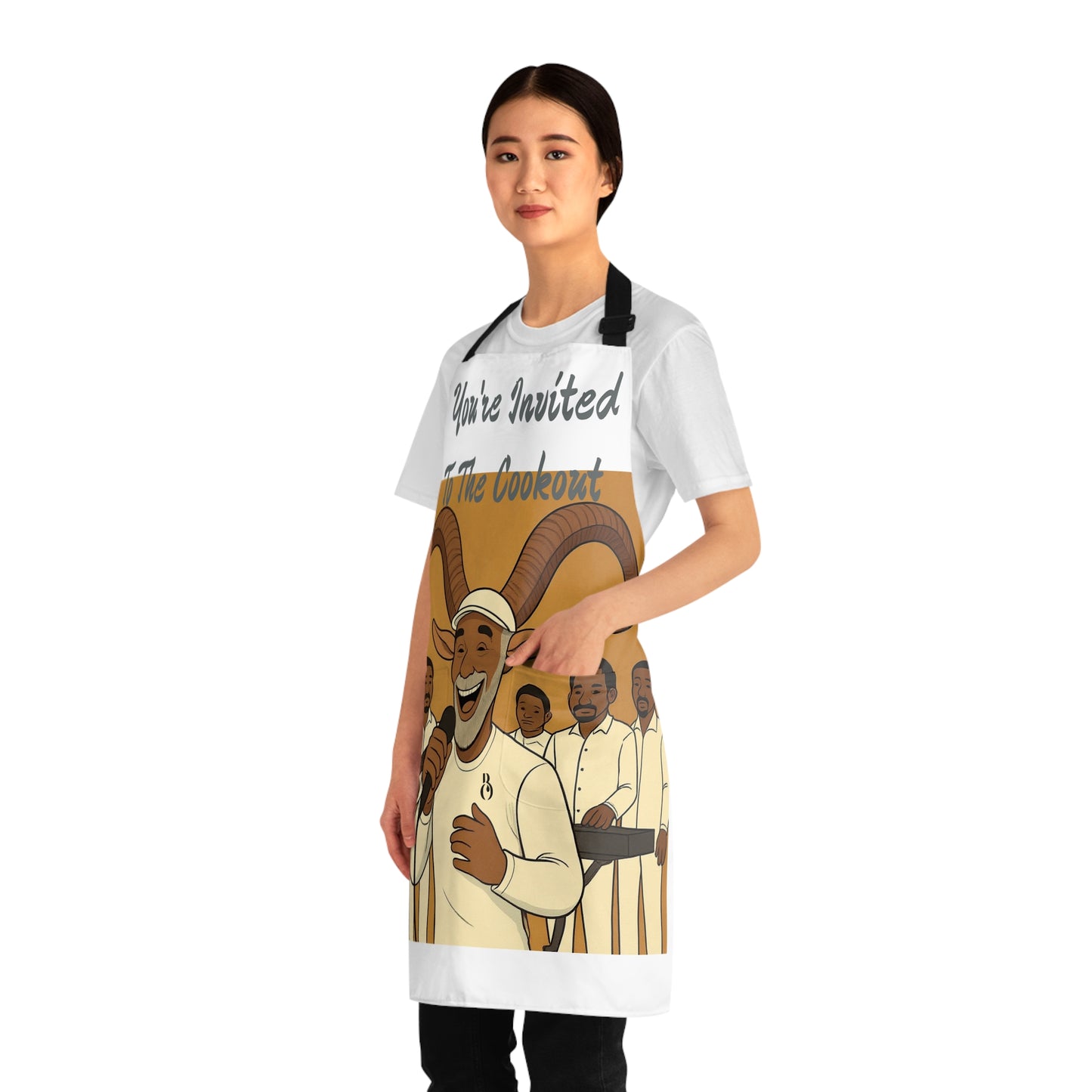 "You're Invited To The Cookout" RnB Goats Apron