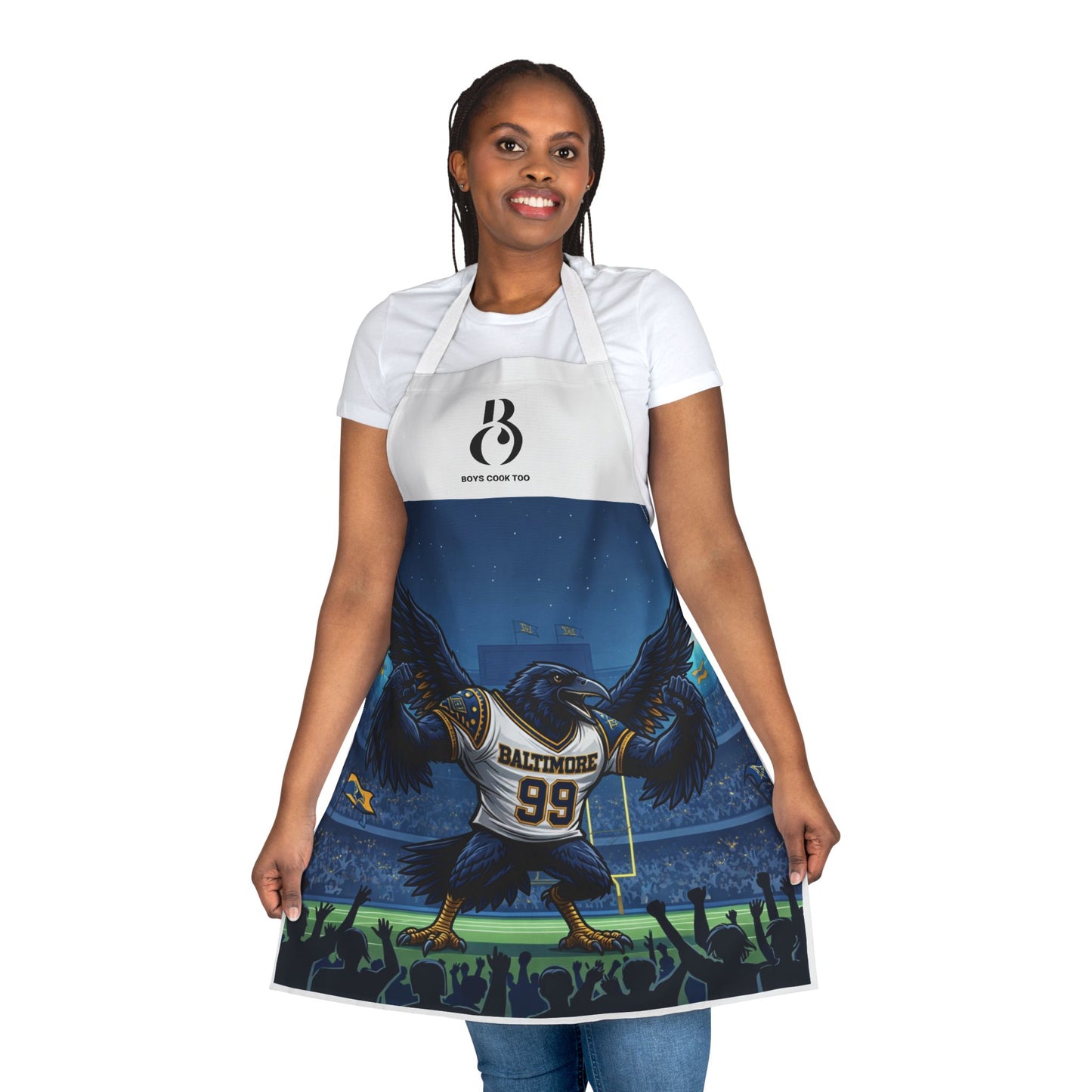 Baltimore Football Raven — Game Day Cooking Apron