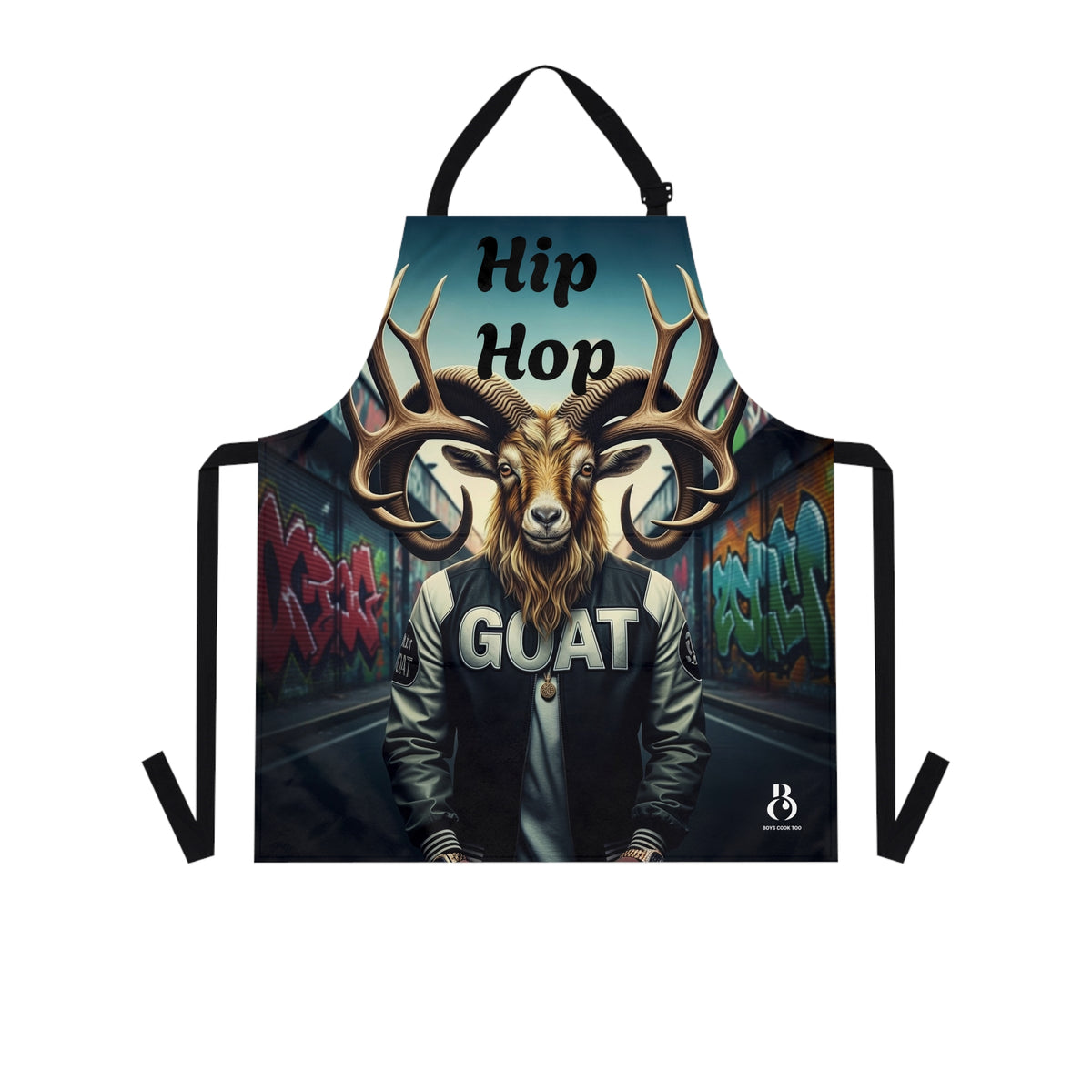 Hip Hop GOAT Urban Graffiti Music Apron