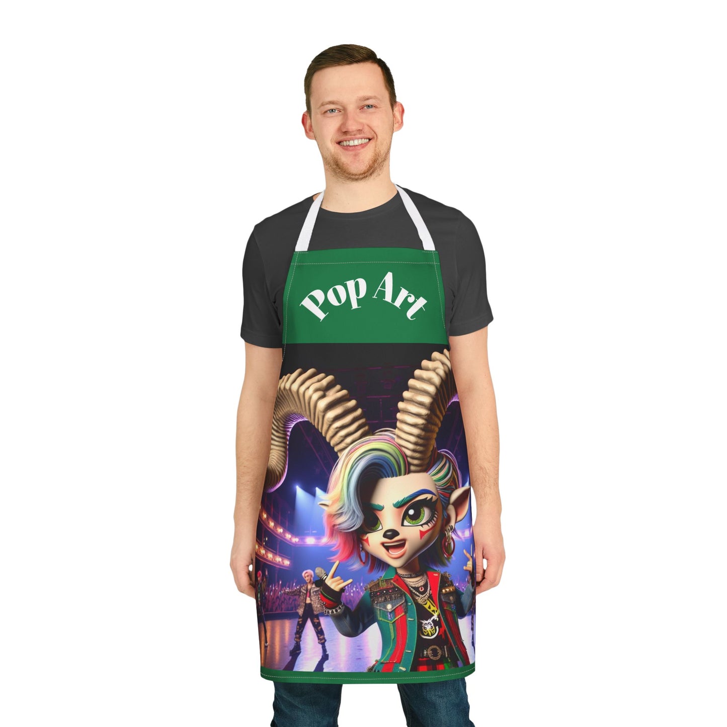 Gen Zers Pop Art GOAT Apron