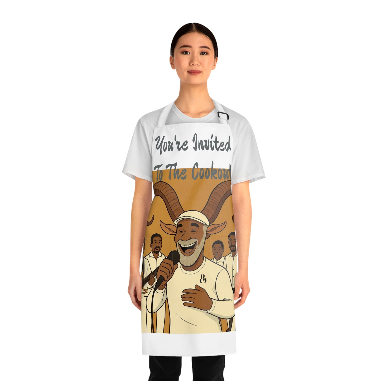 "You're Invited To The Cookout" RnB Goats Apron