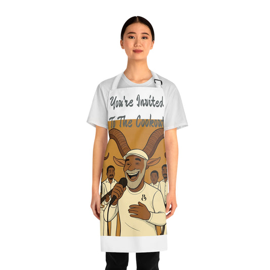"You're Invited To The Cookout" RnB Goats Apron